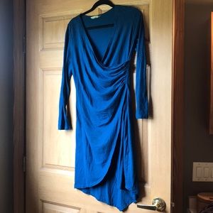 Blue dress brand is Chalet from a boutique